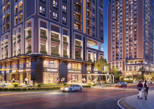 Shophouse và Penthouse dự án Cara River Park Vũ Đình Liệu